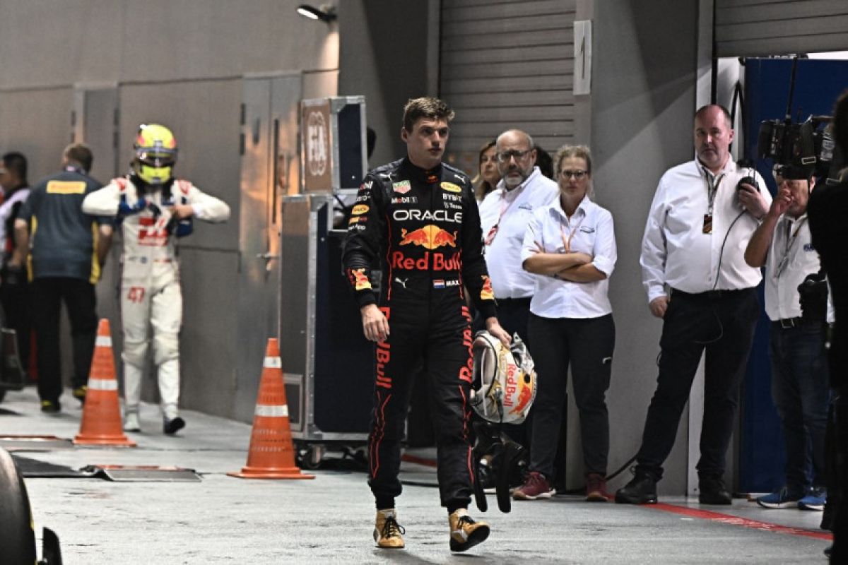 Pebalap Verstappen frustrasi di GP Singapura