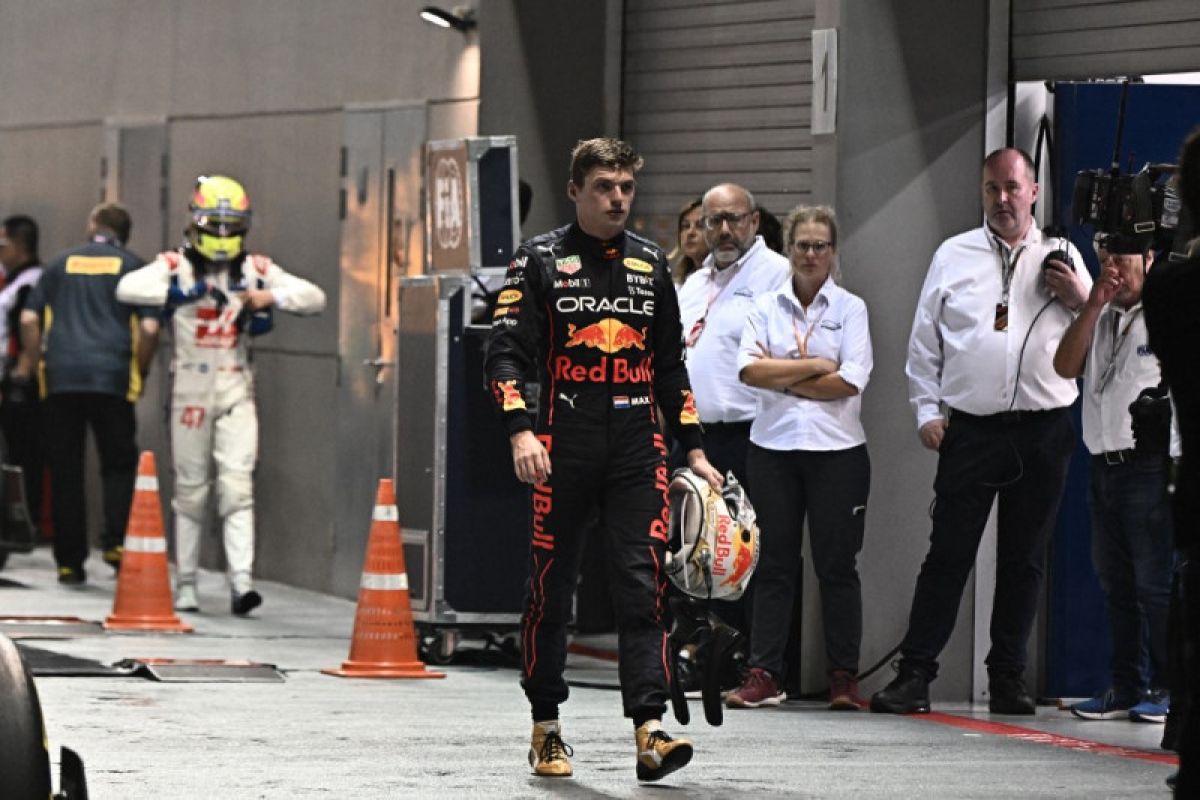 Verstappen frustrasi di GP Singapura