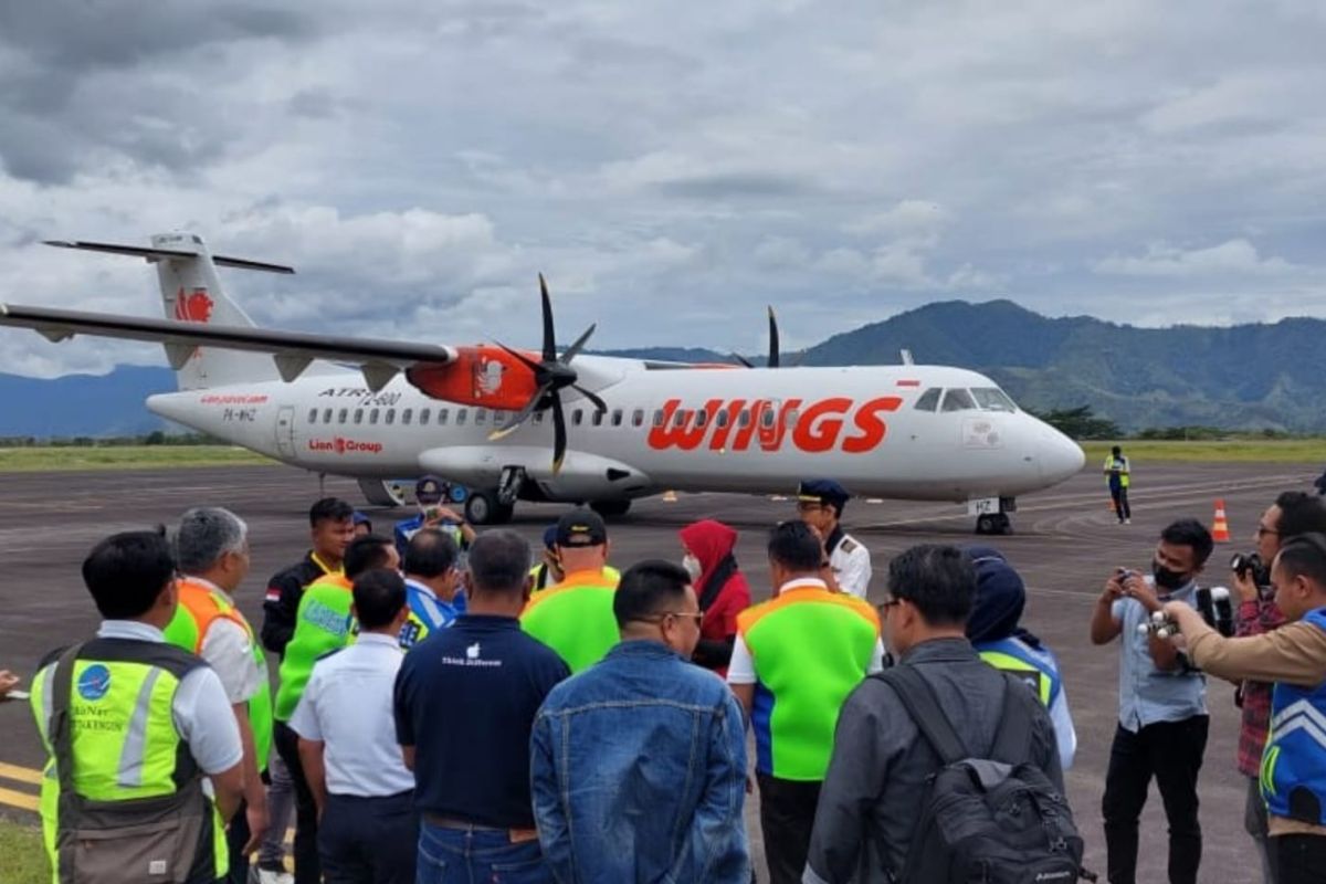 Bandara Rembele kembali layani penerbangan ATR-72-600