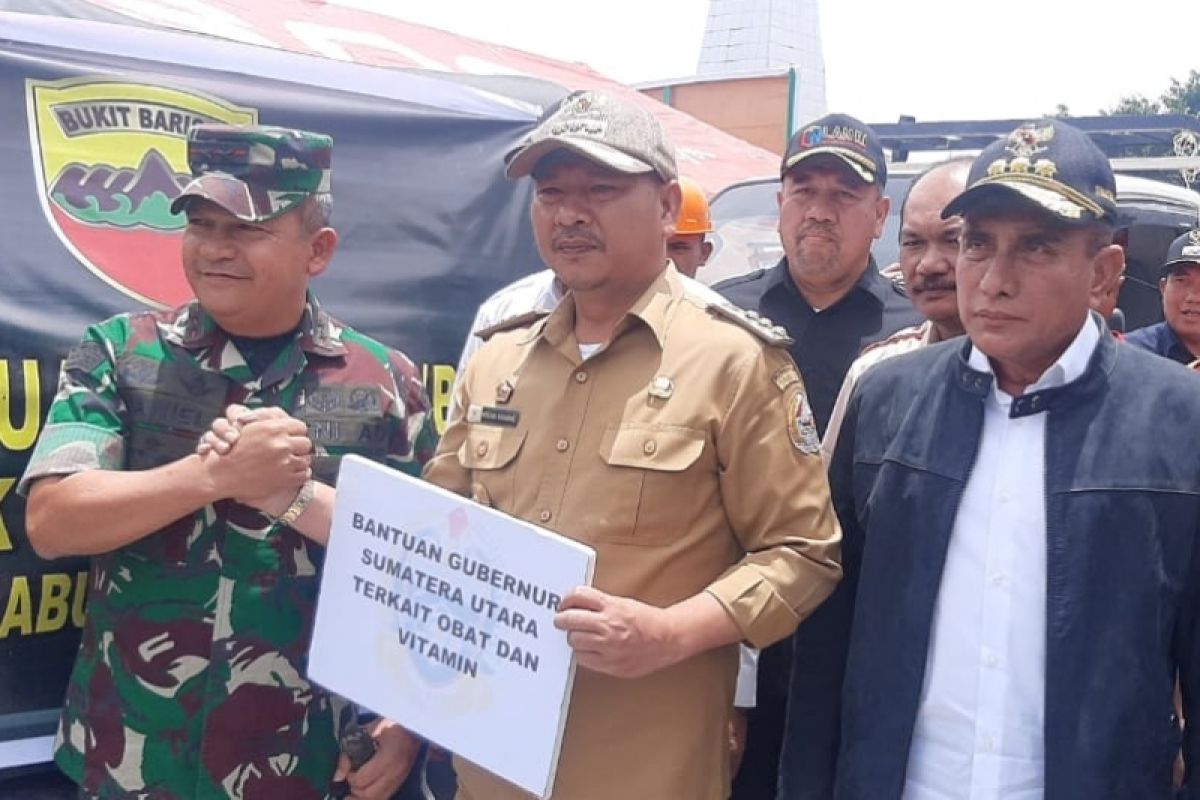 Gubernur Sumut serahkan bantuan 1.000 paket sembako bagi korban gempa