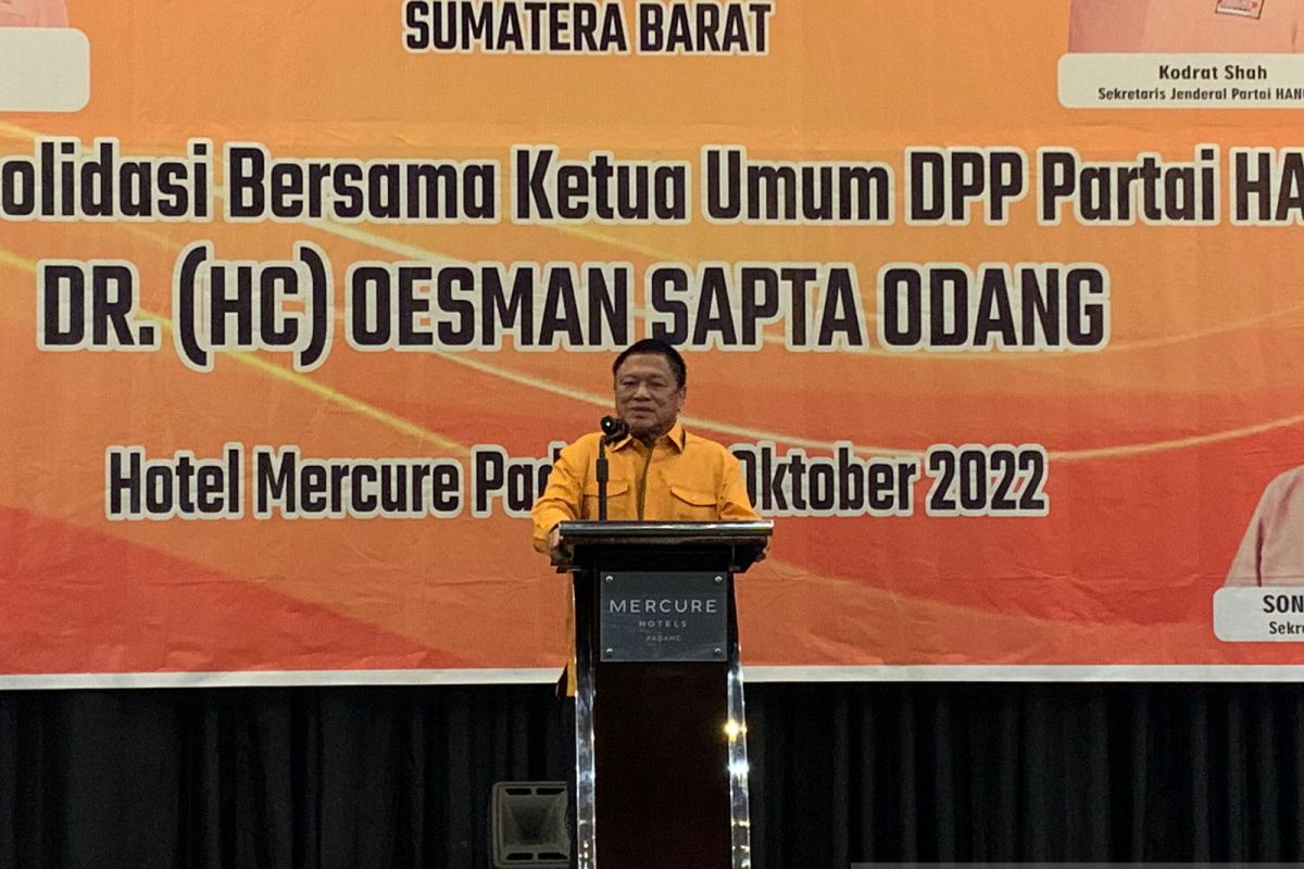 OSO pastikan Hanura dukung Ganjar di Pilpres 2024