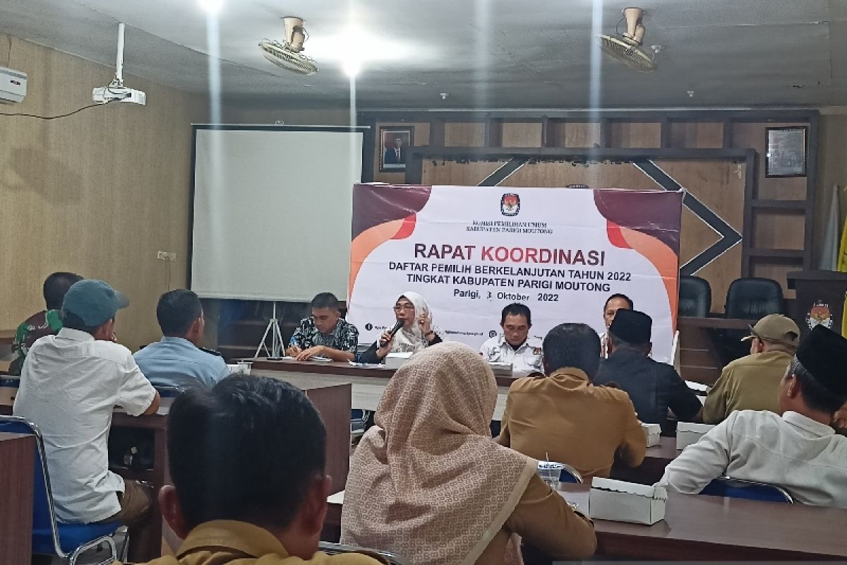 Sebanyak 301.013 warga Parigi Moutong  terdaftar DPB untuk Pemilu 2024