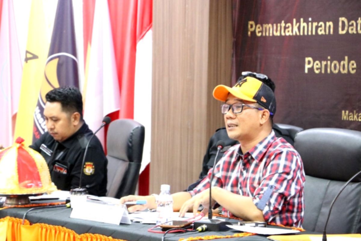 KPU Makassar menyebut 11.826 pemilih Tidak Memenuhi Syarat