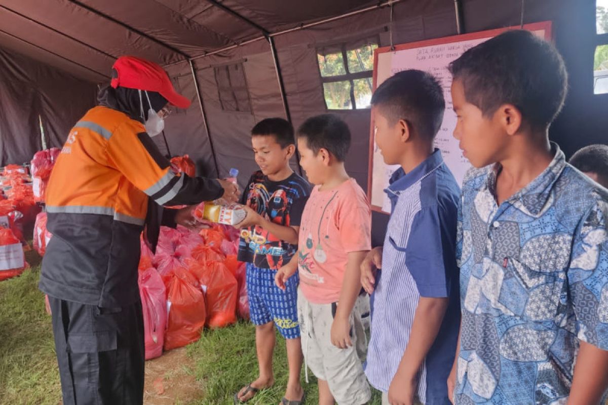 Baznas salurkan makanan siap saji untuk korban gempa Tapanuli Utara