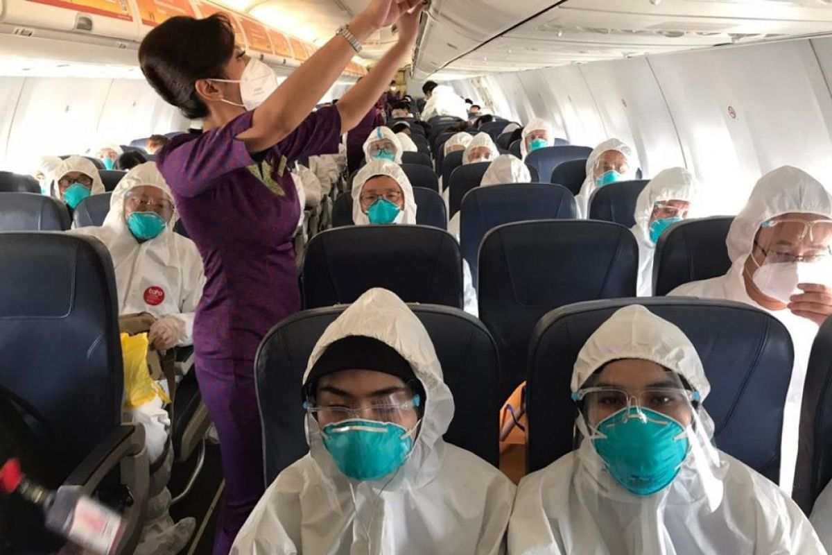 Kloter kedua mahasiswa Indonesia yang kembali ke China tiba di Nanjing