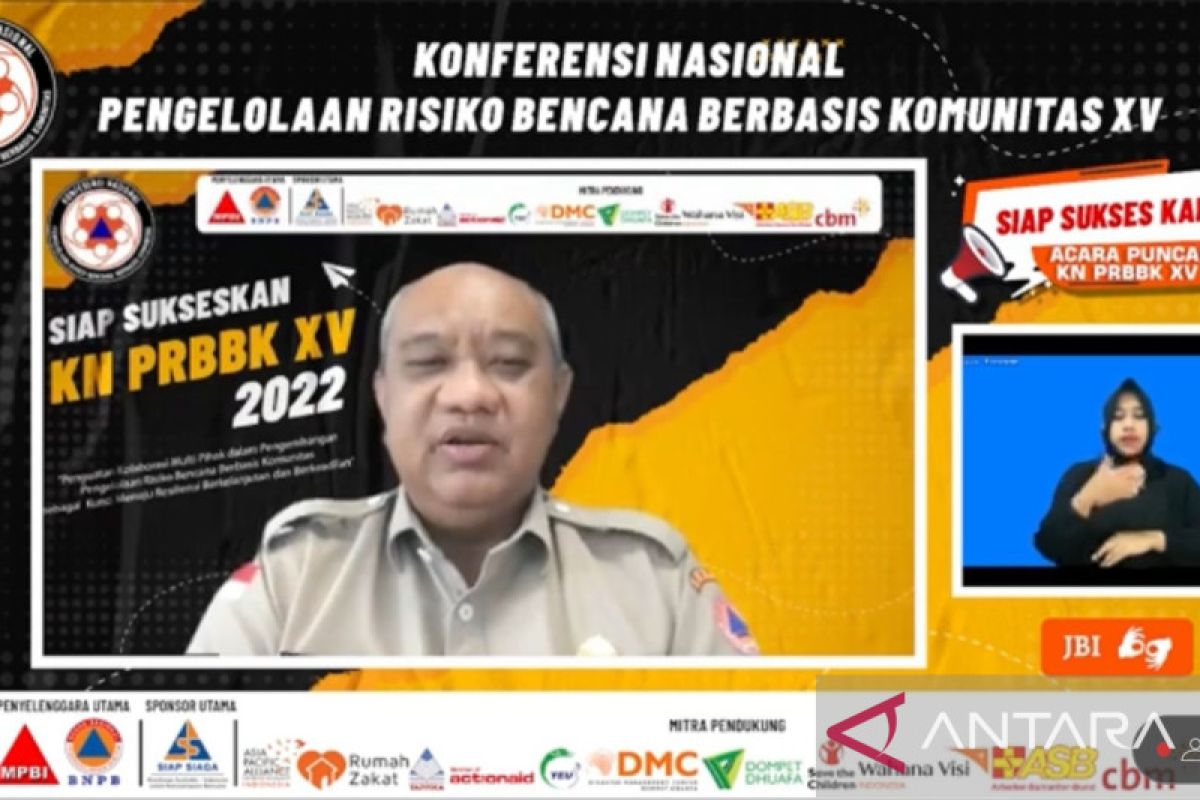 BNPB usul bentuk platform pengelola risiko bencana berbasis komunitas