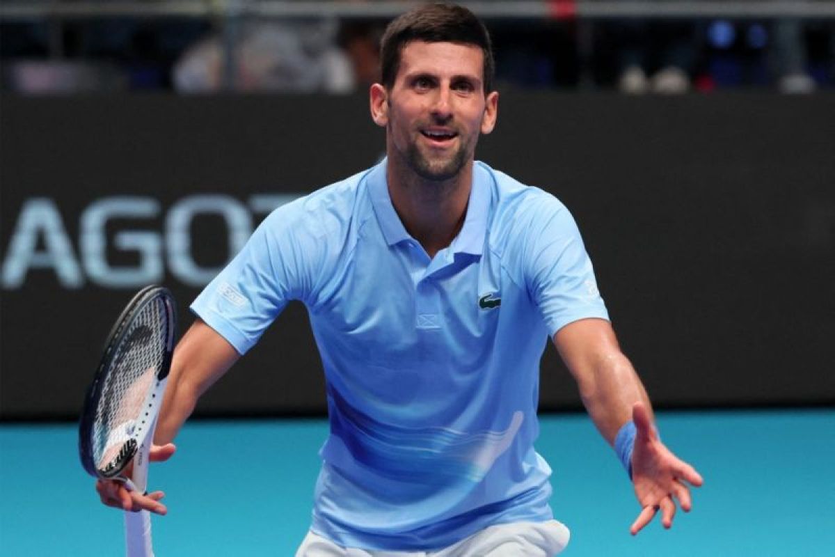 Djokovic ke perempat final Astana, menang telak atas van de Zandschulp