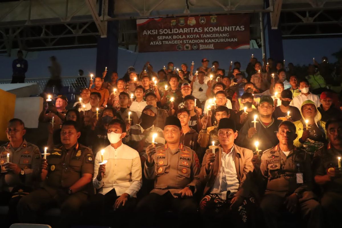 Polisi-suporter sepakbola di Kota Tangerang sepakat jaga situasi aman dan kondusif