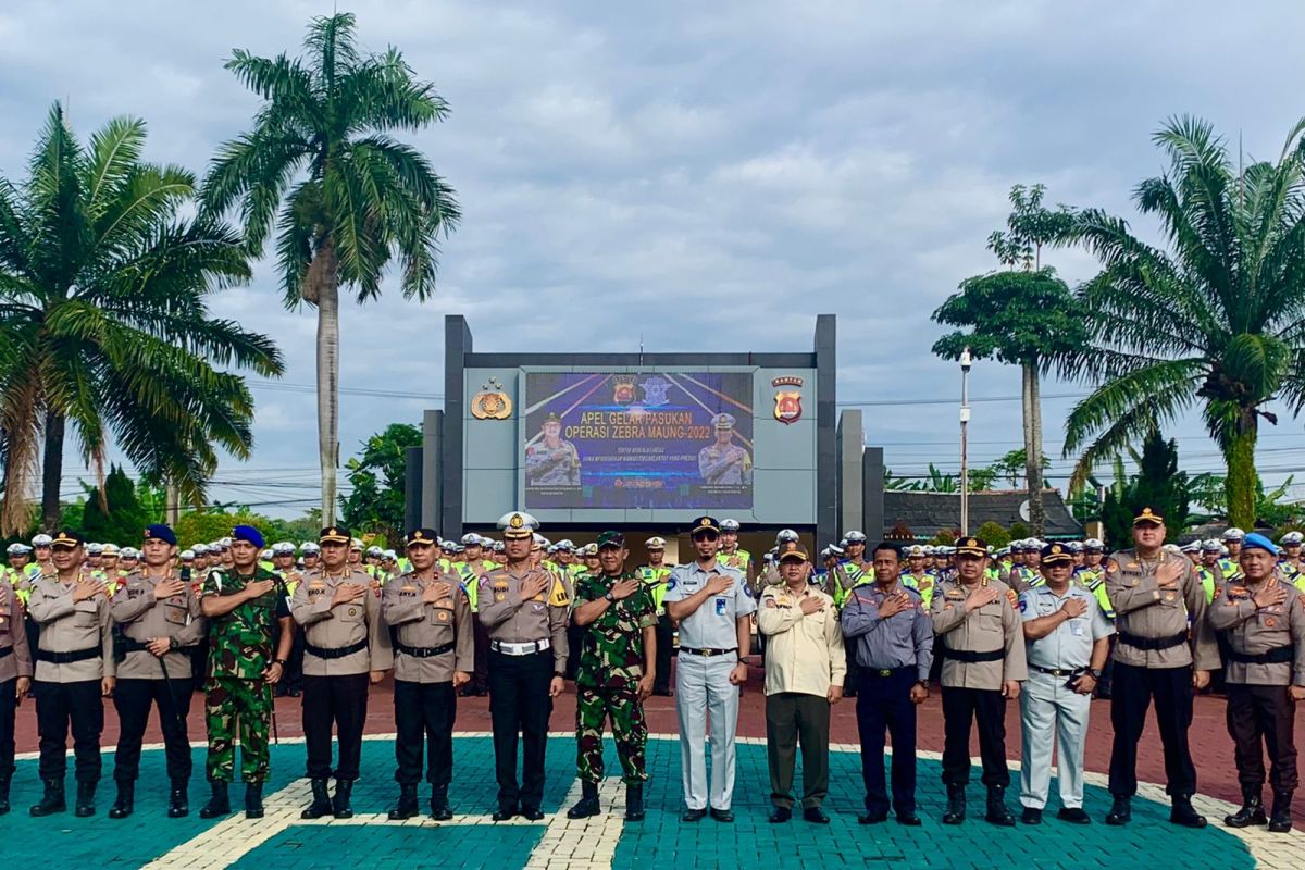 Kepala PT Jasa Raharja Cabang Banten hadiri apel gelar pasukan Operasi Zebra Maung Tahun 2022