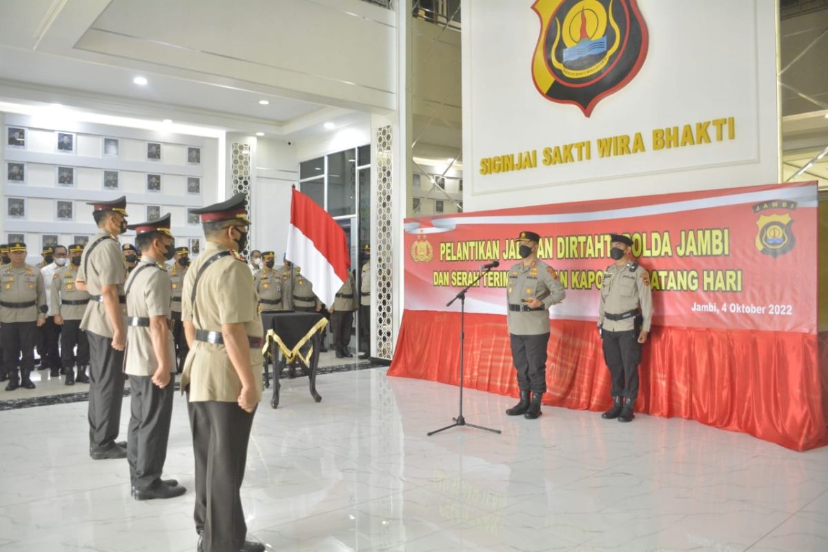 Kapolda Jambi pimpin Sertijab Kapolres Batanghari