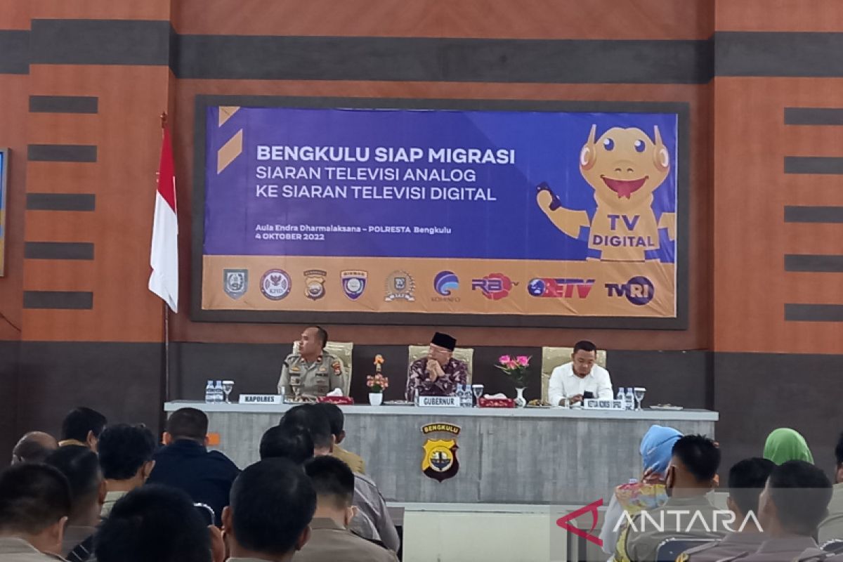 KPID Bengkulu gandeng Bhabinkamtibnas untuk sosialisasi TV digital