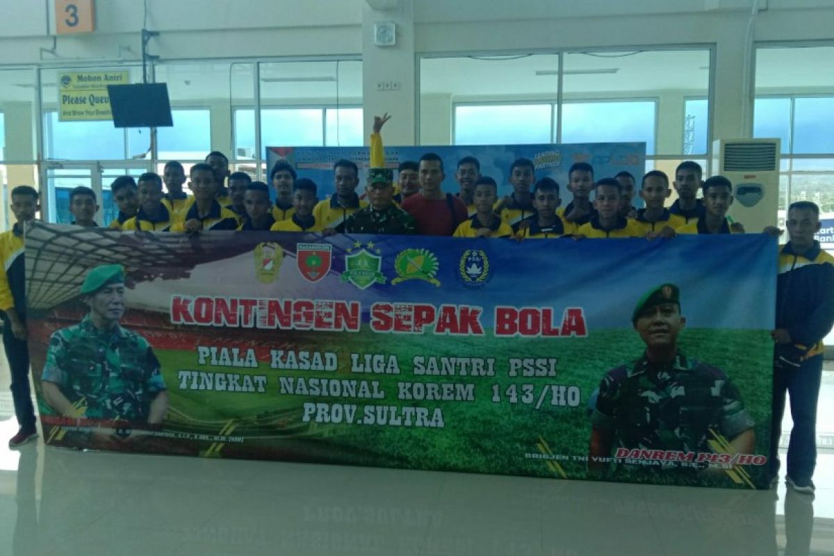 Sebanyak 21 santri asal Muna wakili Sultra di laga sepak bola Piala Kasad 2022