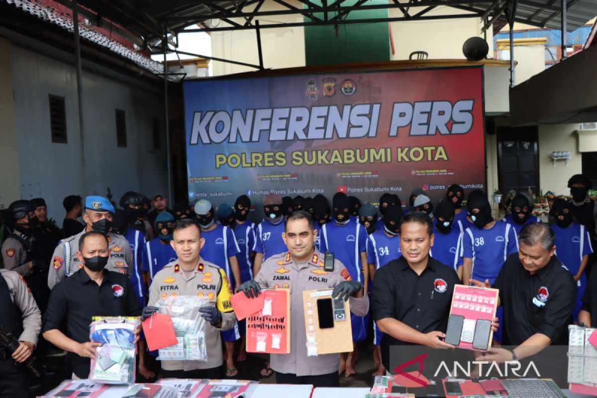 Polres Sukabumi Kota tangkap puluhan pengedar dan pengguna narkoba