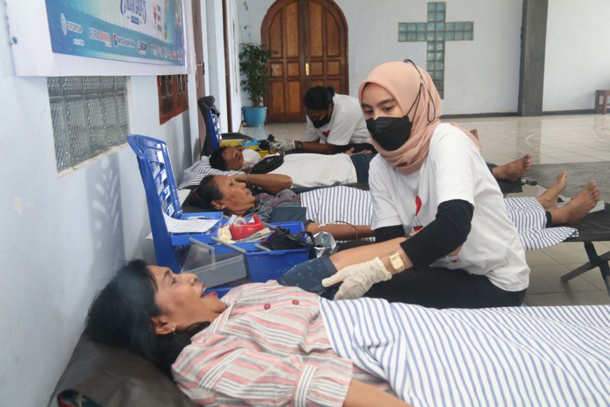 Grup Astra-GPI Papua Bukit Zaitun Jayapura gelar donor darah