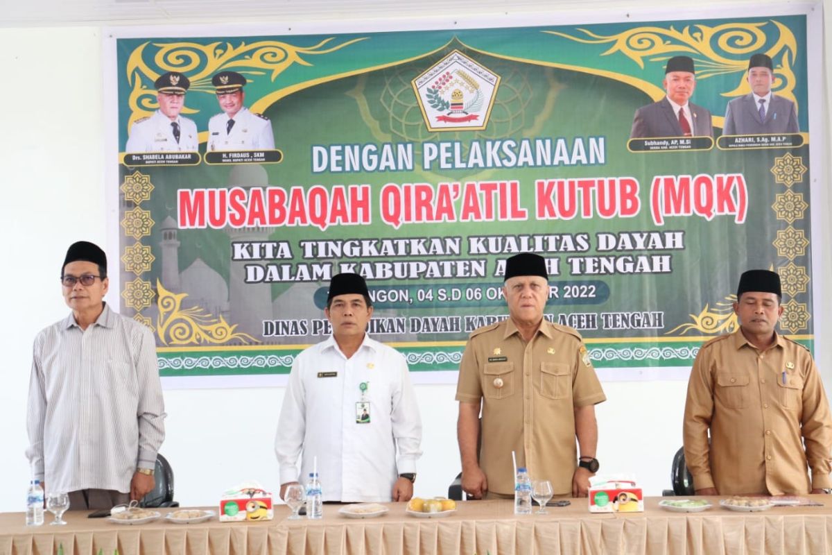 Pemkab Aceh Tengah gelar Musabaqah Qira'atil Kutub tingkat santri