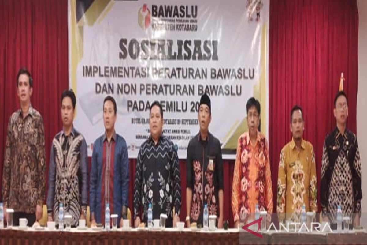 Bawaslu Kotabaru sosialisaikan Peraturan Pemilu 2024