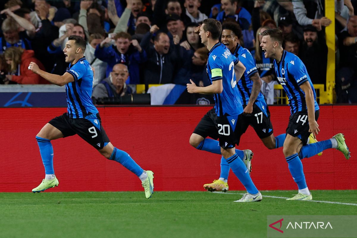 Liga Champions - Griezmann gagal penalti, Atletico Madrid kalah 0-2 dari Club Brugge