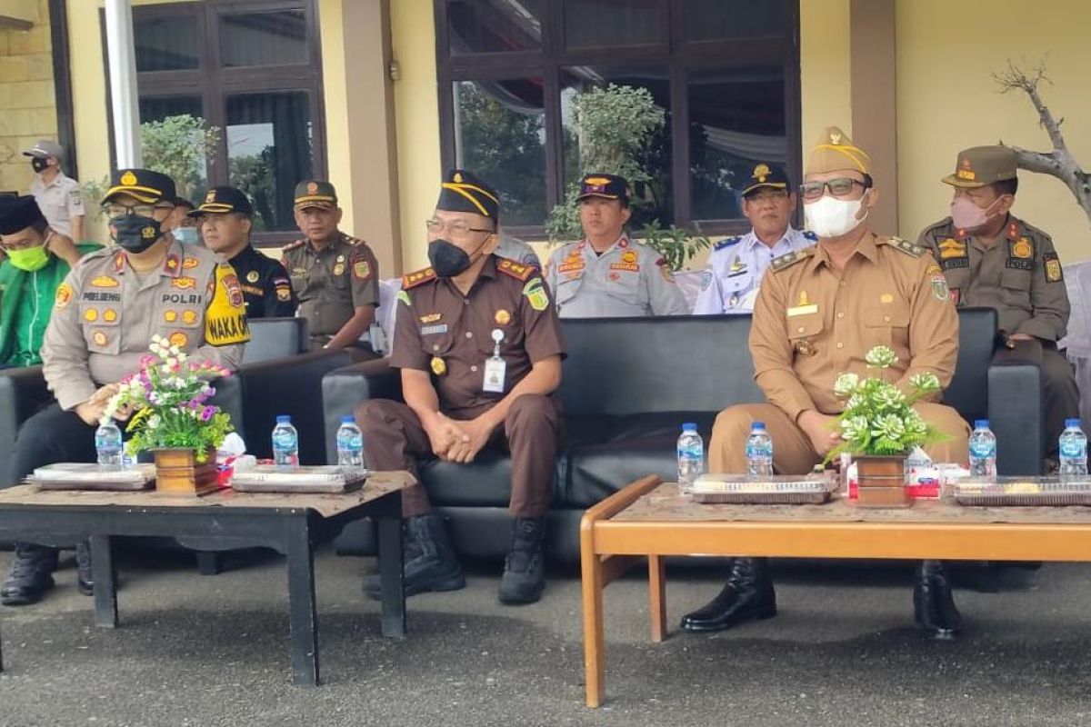 Wakil Bupati Lampung Tengah hadiri apel gelar pasukan dalam rangka operasi zebra