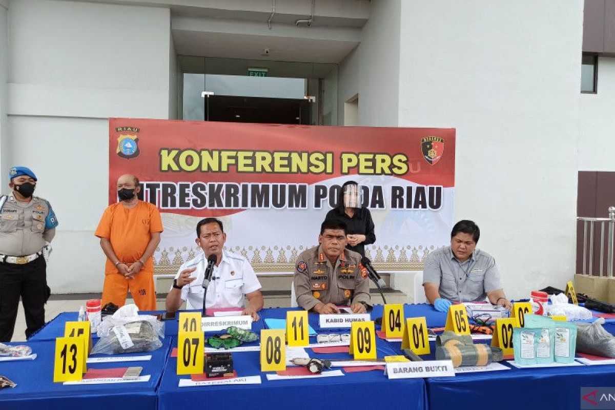 Polisi nyatakan perakit bom di Inhu tak terkait jaringan teroris