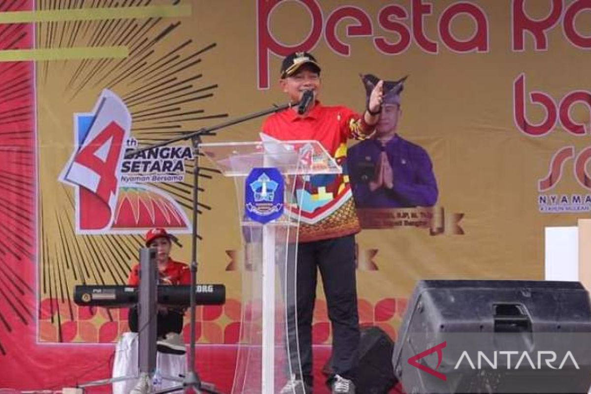 HUT Ke-IV Bangka Setara - Dimeriahkan pesta rakyat