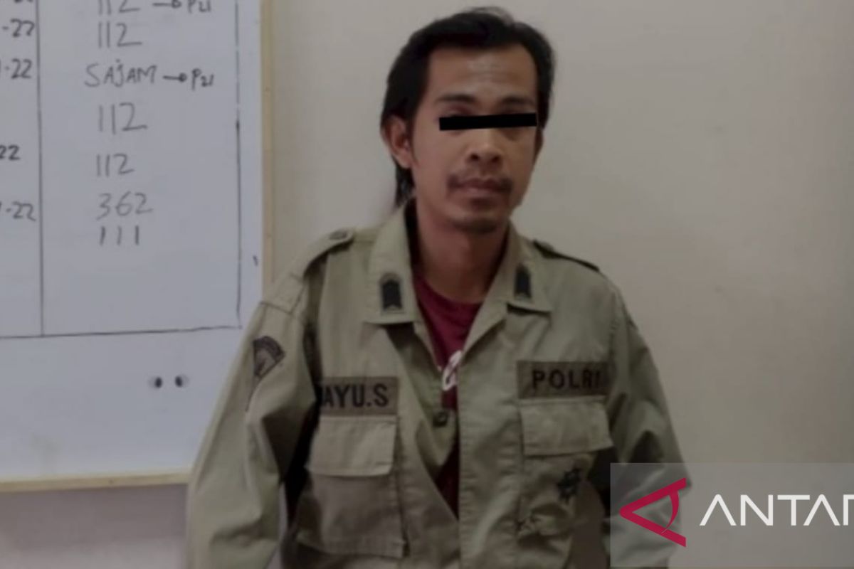Seorang polisi gadungan berpangkat Kombes ditangkap di Palembang