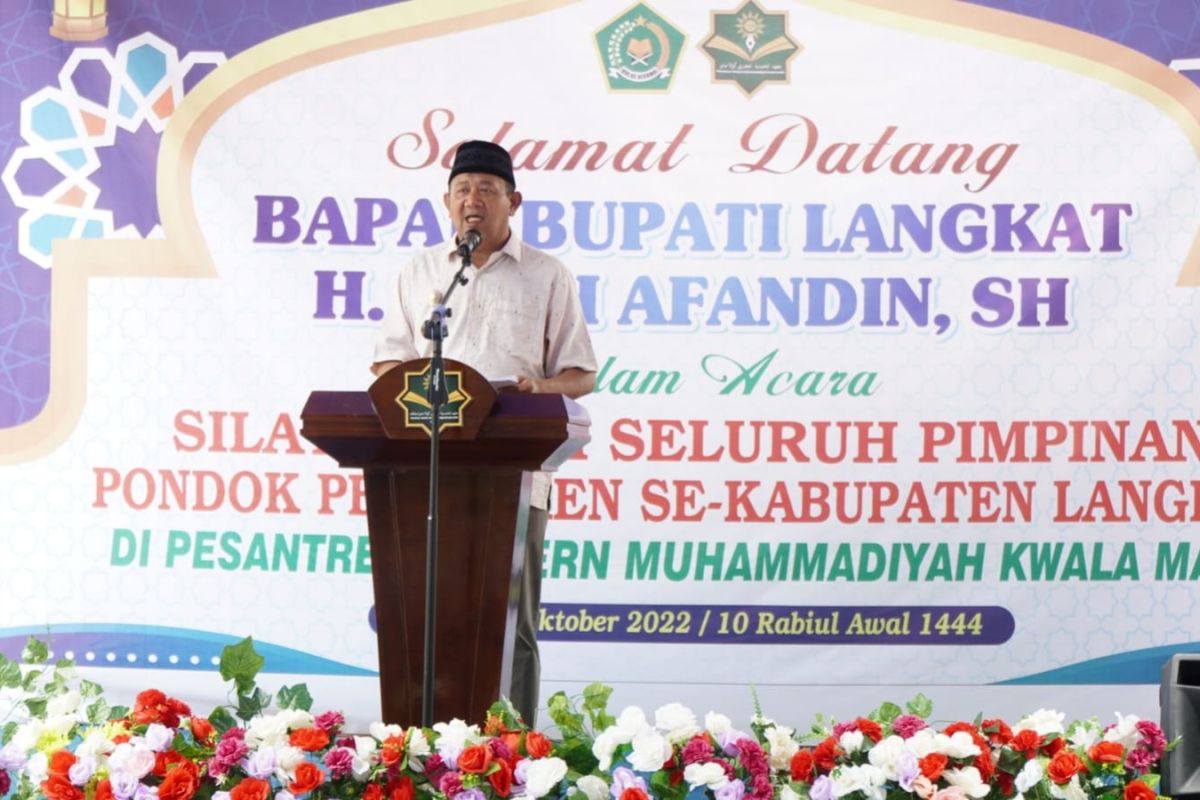 Sebanyak 44 Ponpes dukung Syah Afandin wujudkan Langkat religius