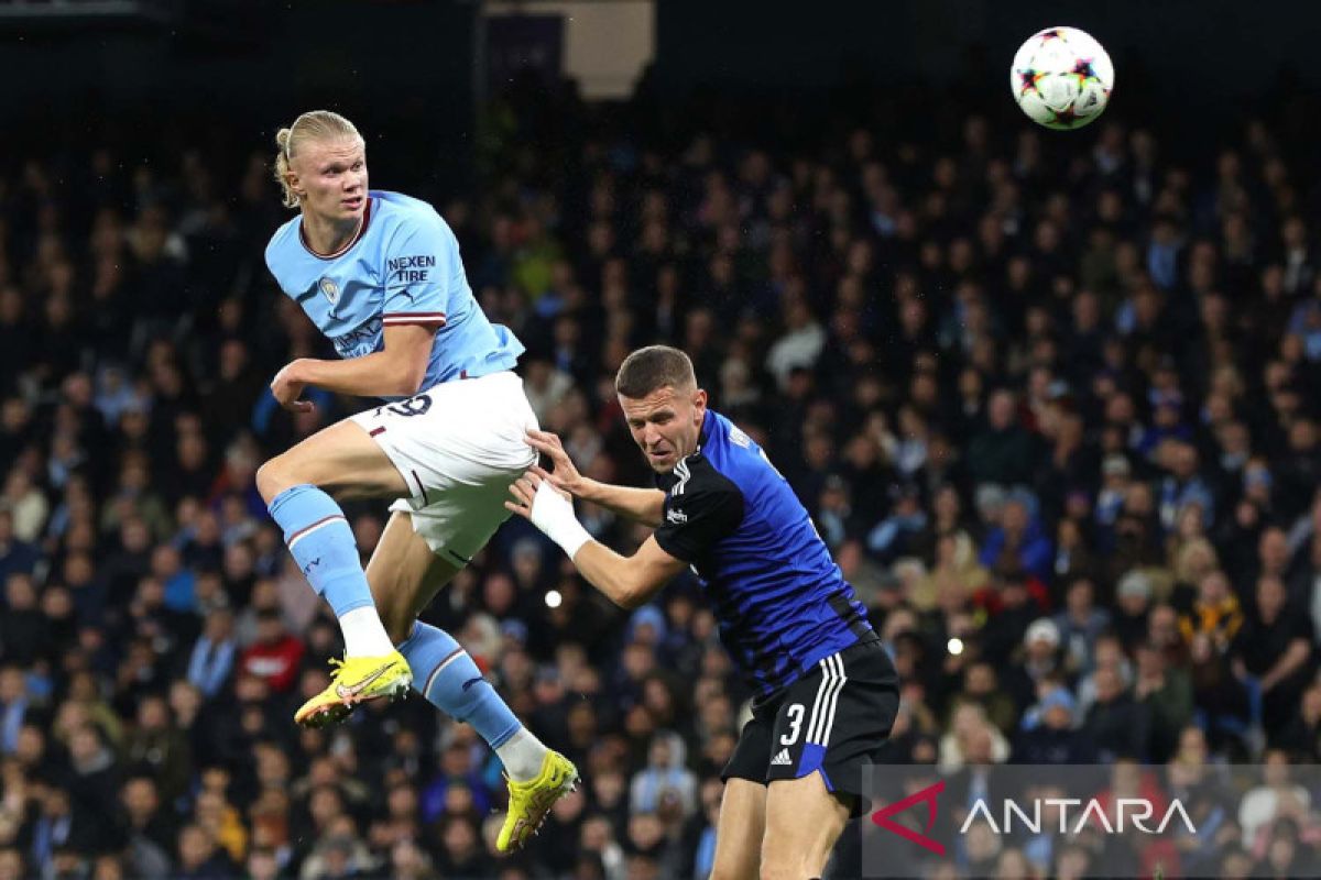 Liga Champions: Haaland borong dua gol saat City gunduli Copenhagen 5-0