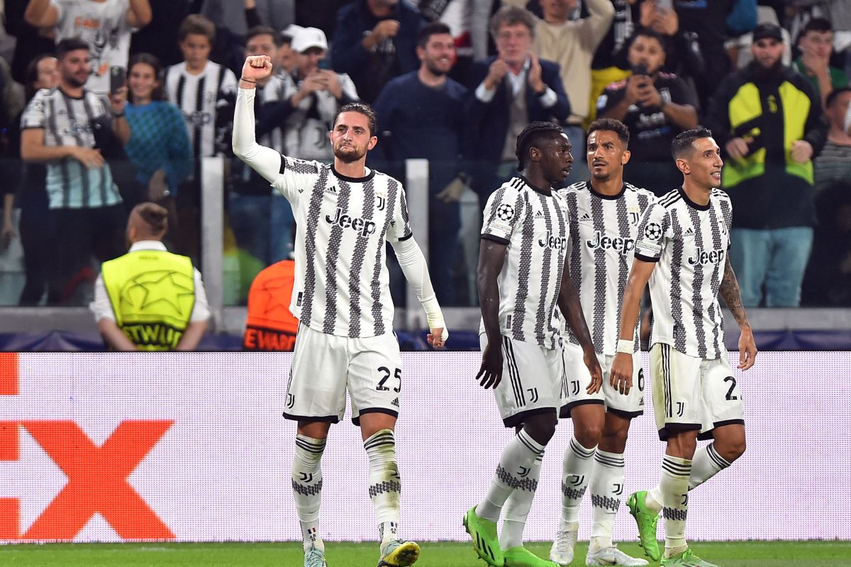 Juventus tekuk Maccabi Haifa 3-1, Adrien Rabiot cetak dua gol