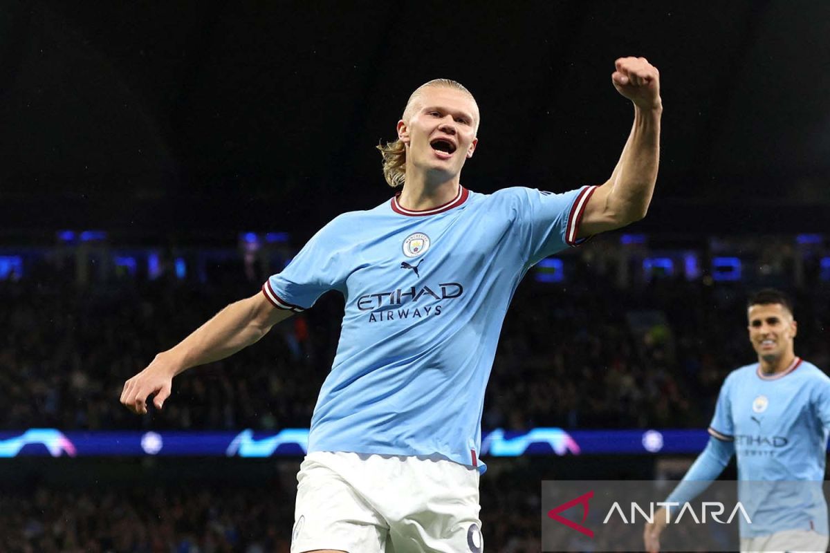 Haaland dipastikan absen ketika Man City hadapi Sevilla