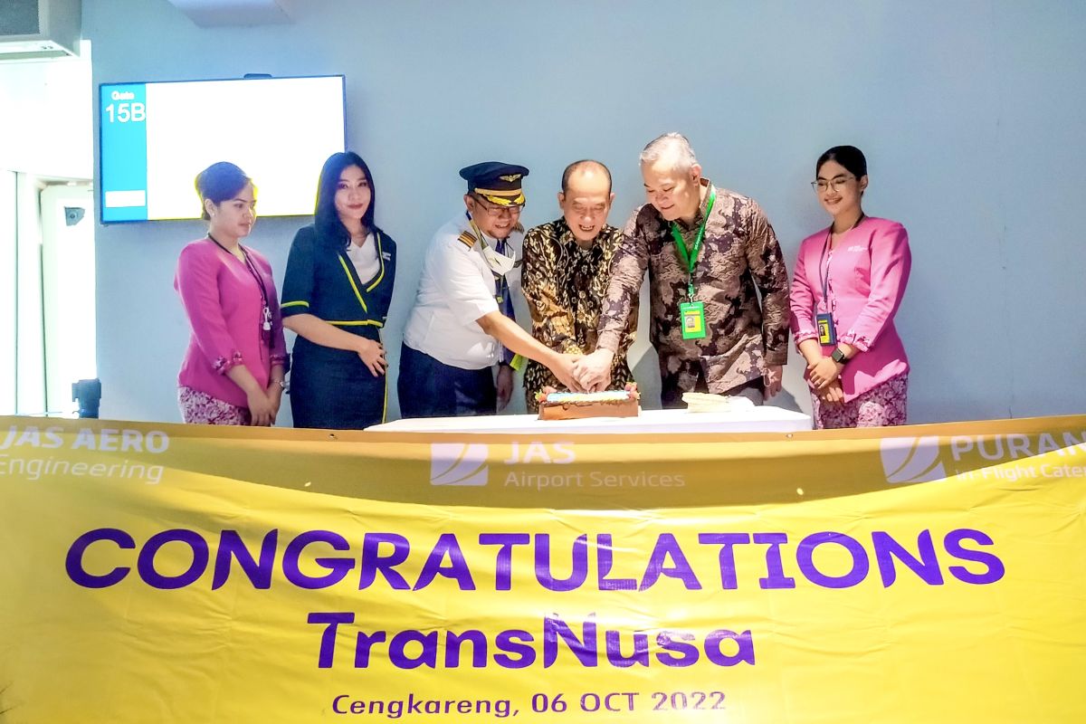 TransNusa terbang perdana layani rute Jakarta - Yogyakarta - Bali