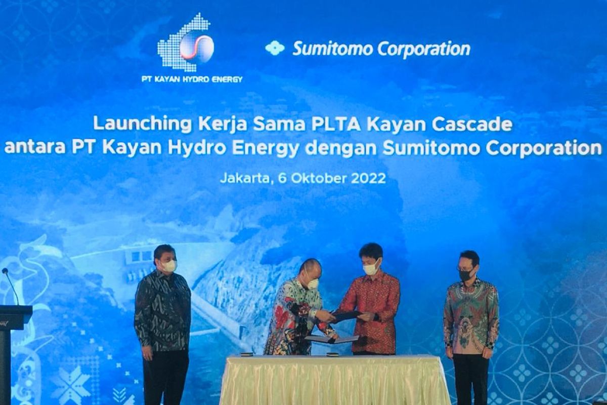 Bangun PLTA Kayan Cascade, PT Kayan Hydro Energy (KHE) gandeng Sumitomo Corp Jepang