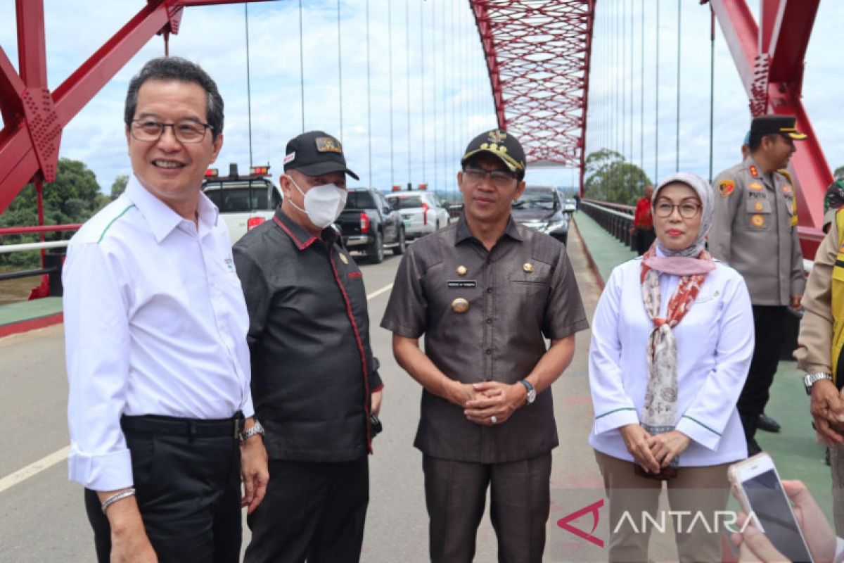 Melalui program CSR, Adaro bantu percantik Jembatan Merdeka Murung Raya