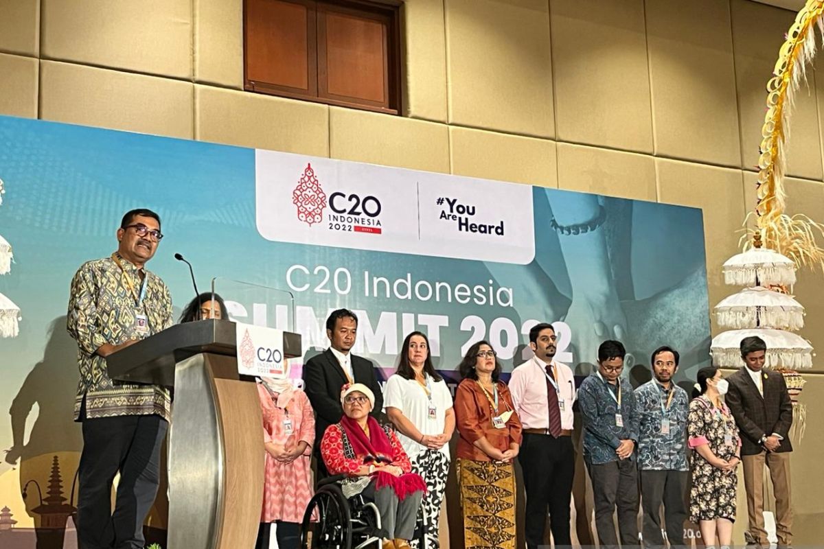 KTT C20 capai kesepakatan soroti G20 yang masih terbelah