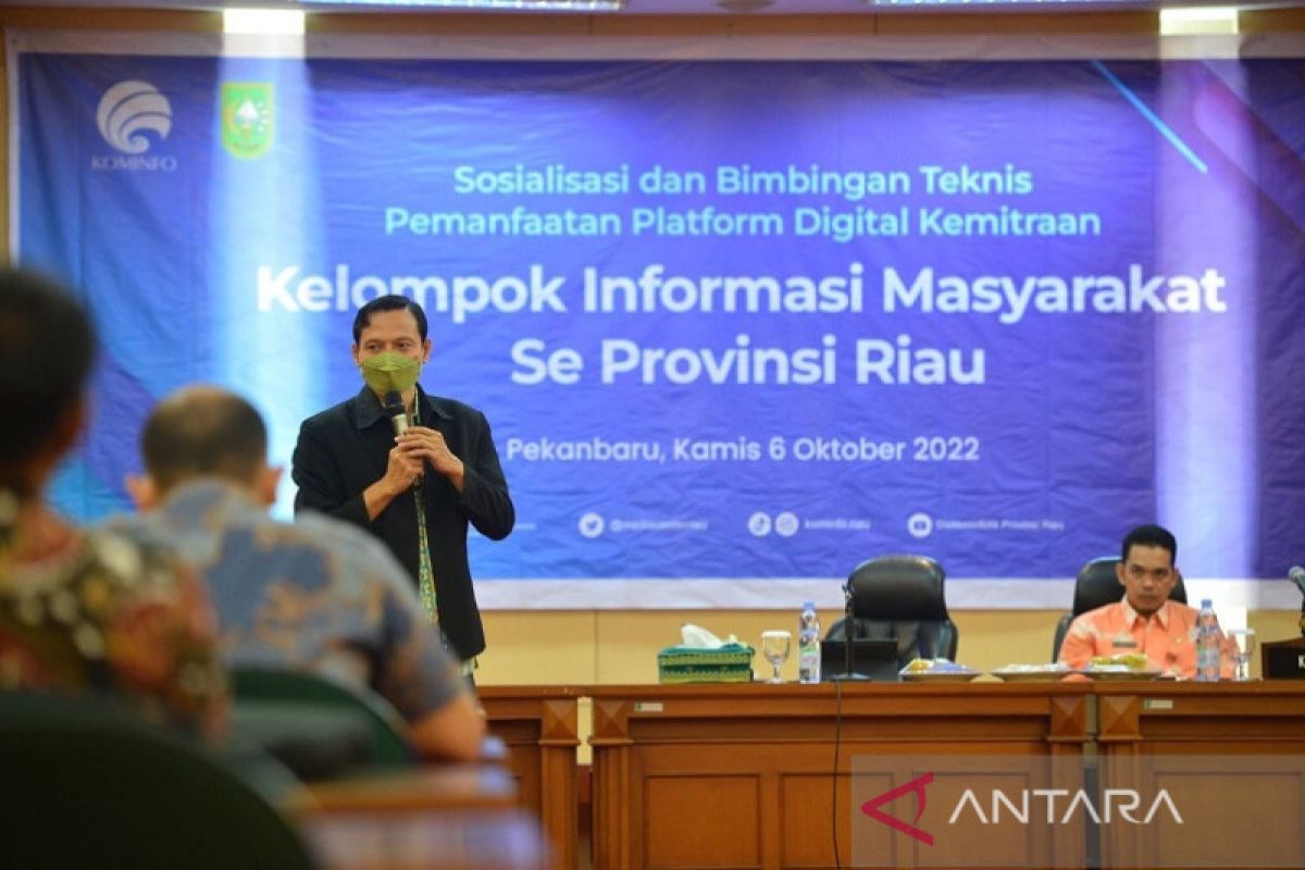 Kemenkominfo dan Diskominfotik Riau dorong KIM manfaatkan platform digital