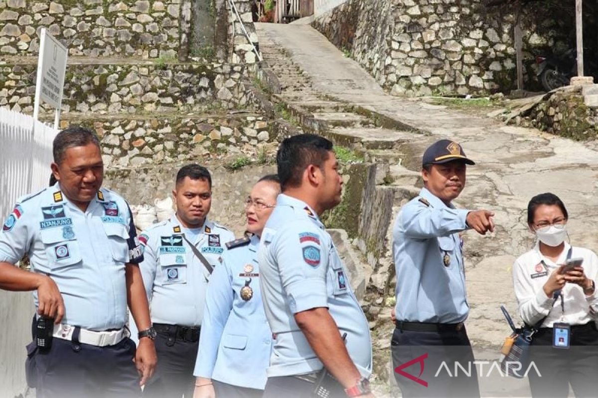 Gempa bumi rusak bangunan di Rutan Tarutung, Tim Kanwil Kemenkumham Sumut turun ke Taput