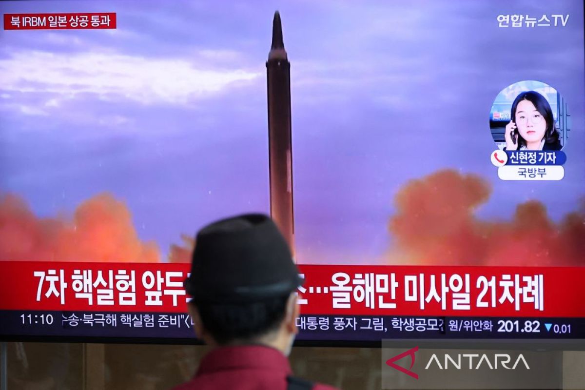 Korea Utara luncurkan rudal balistik ke arah Jepang