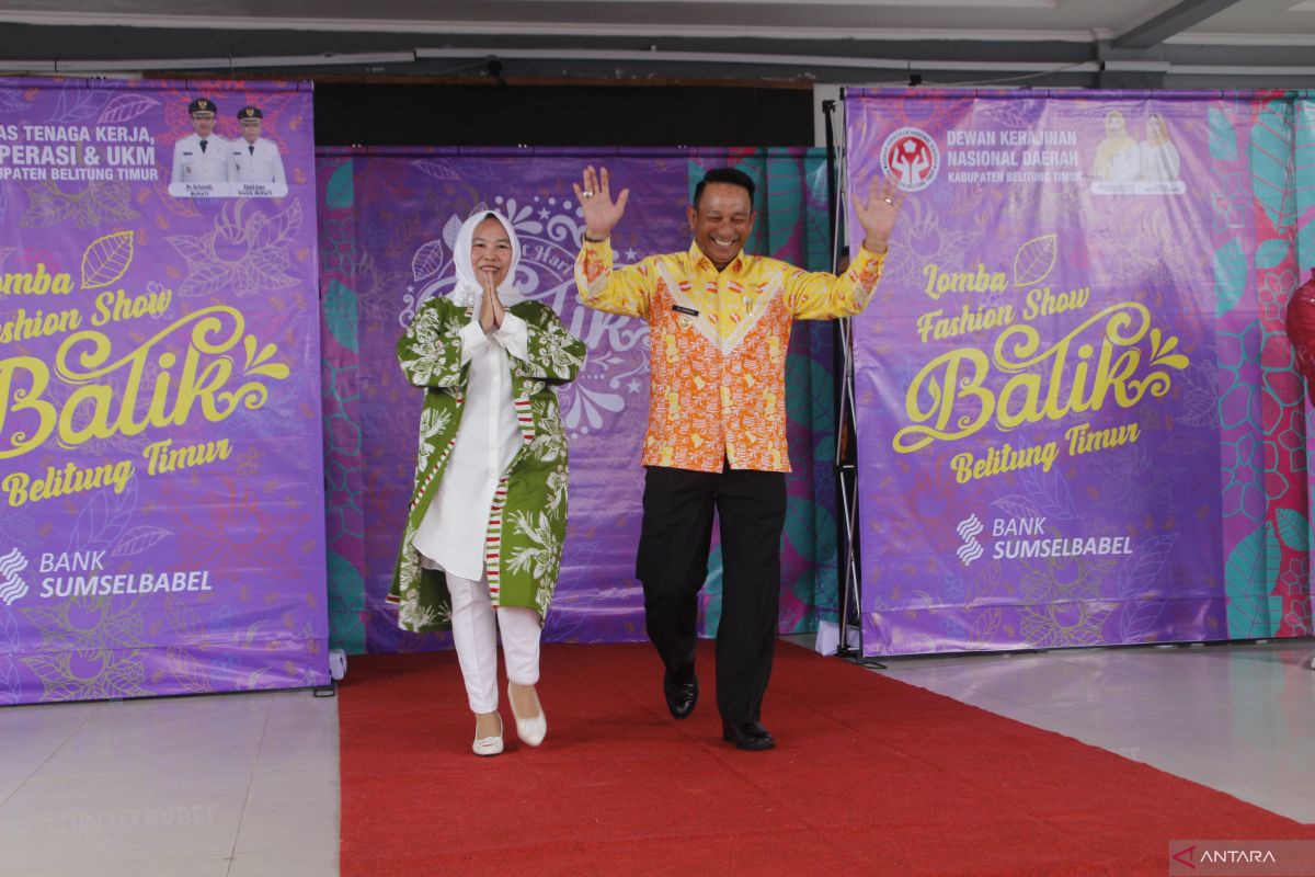 Belitung Timur gelar lomba fashion show busana batik