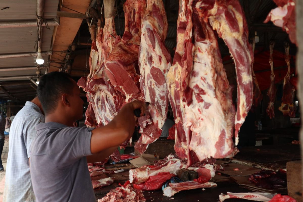Jelang peringatan Maulid Nabi, daging sapi laris manis di Aceh Besar