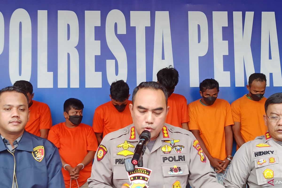 Beraksi di 19 TKP, maling dan jambret diringkus polisi Pekanbaru