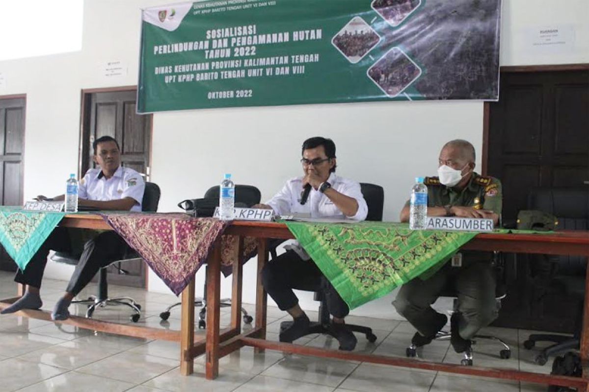 KPHP Barito Tengah berikan pengetahuan  perlindungan dan pengamanan hutan