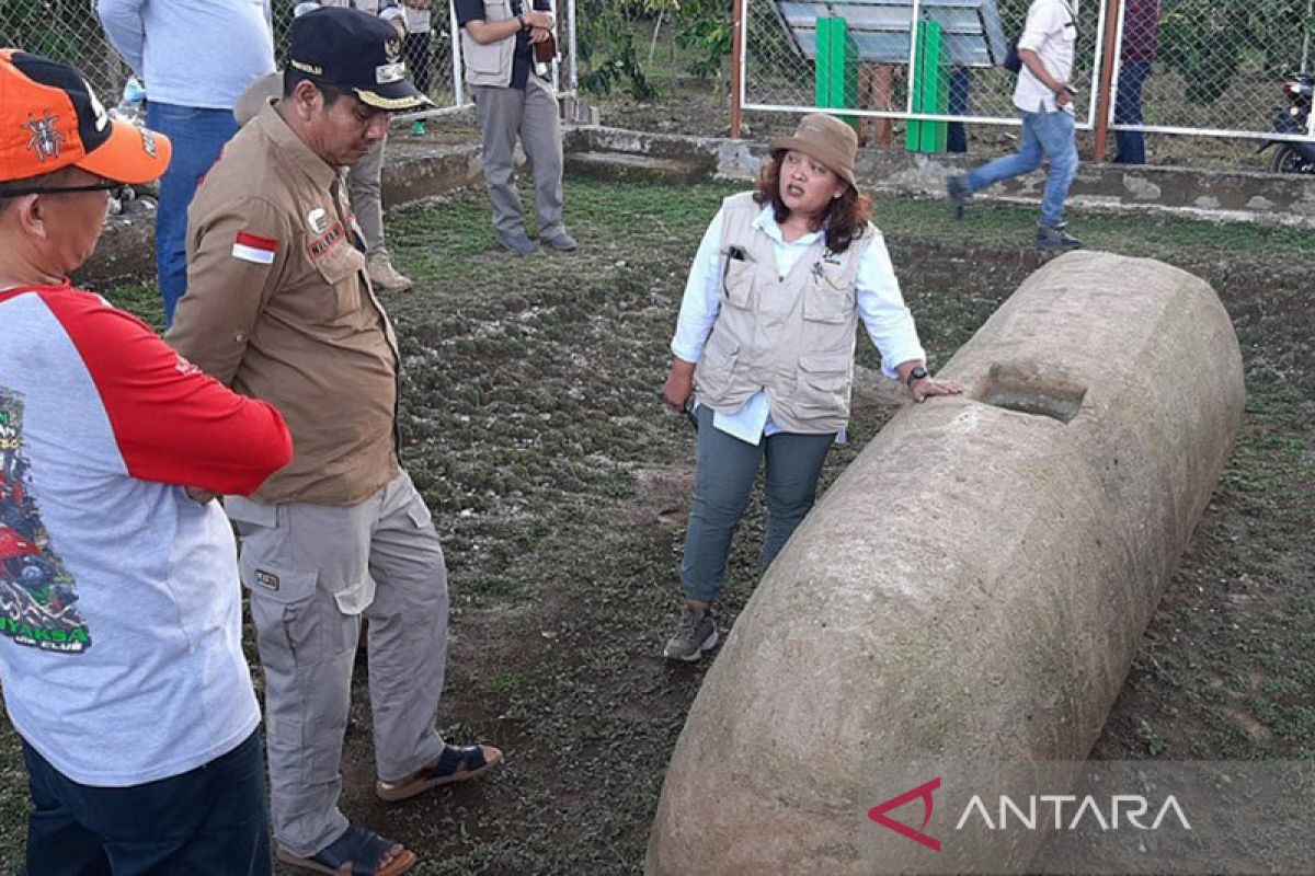 Tim penilai UNESCO kunjungi Situs Batu Silindrik Pratintuo di Merangin