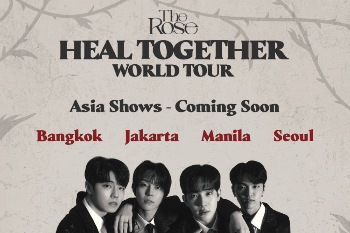 Grup band asal Korsel The Rose akan mampir ke Jakarta lewat tur konser "Heal Together"