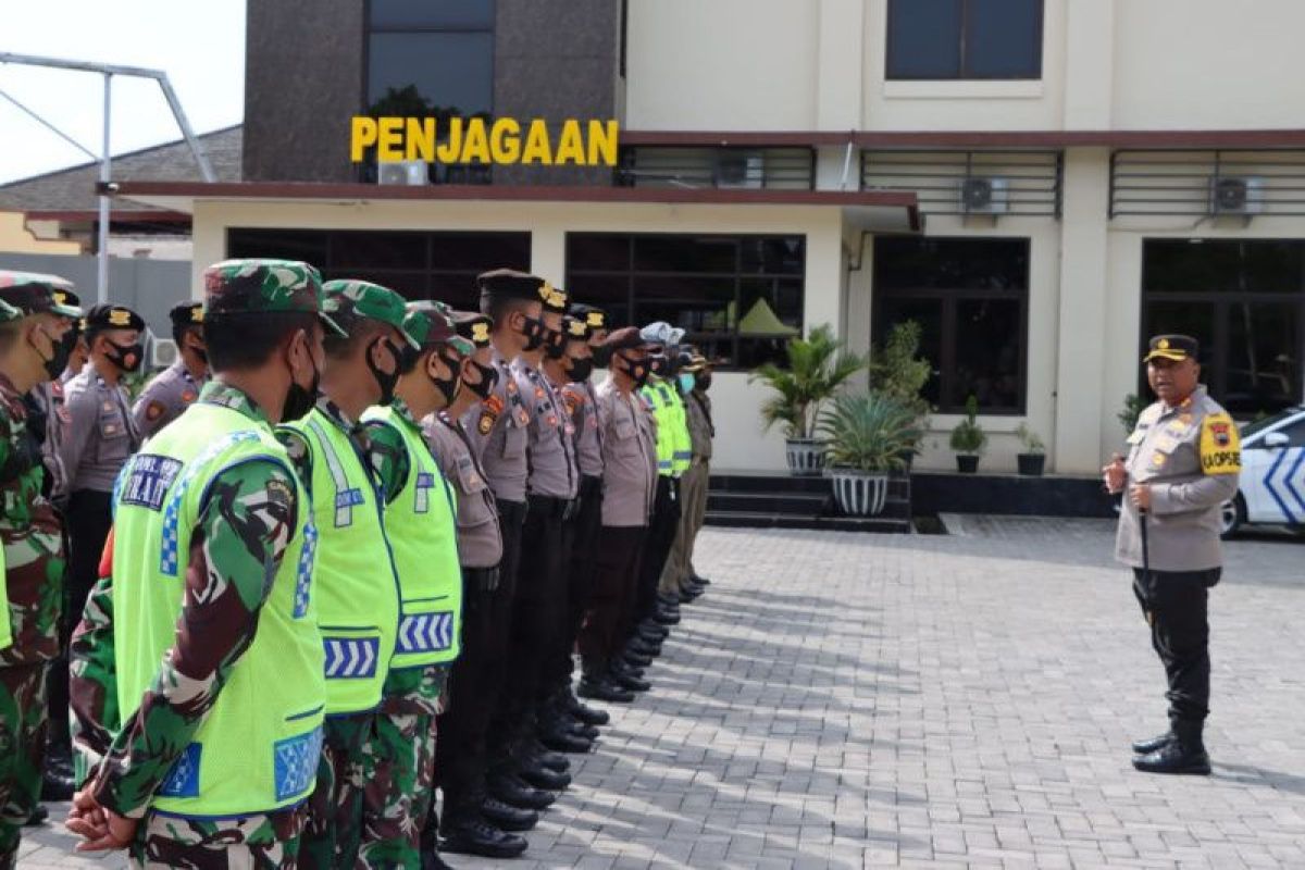 Patroli skala besar, TNI-Polri kawal masa kampanye pilkades di Demak