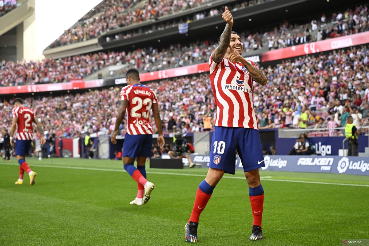 Dua gol Angel Correa antar Atletico Madri