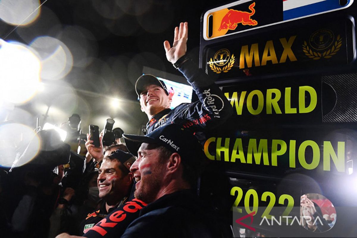 Max Verstappen pastikan juara dunia, perebutan posisi dua sengit