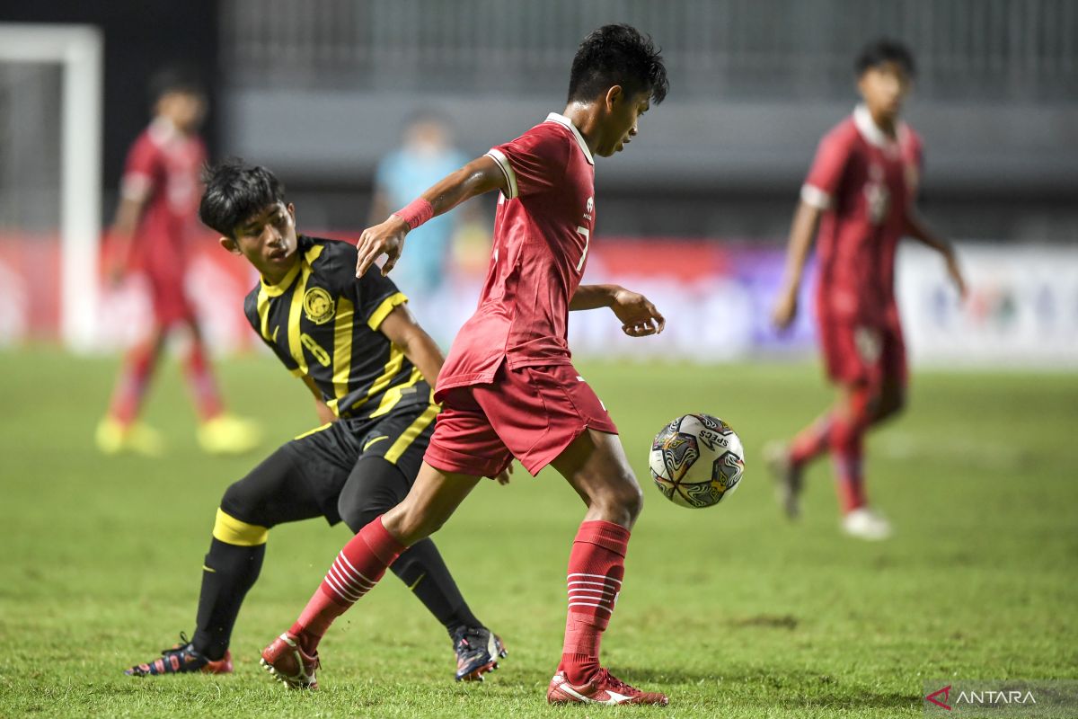 Digulung Malaysia 1-5, Indonesia sulit lolos ke Piala Asia U-17