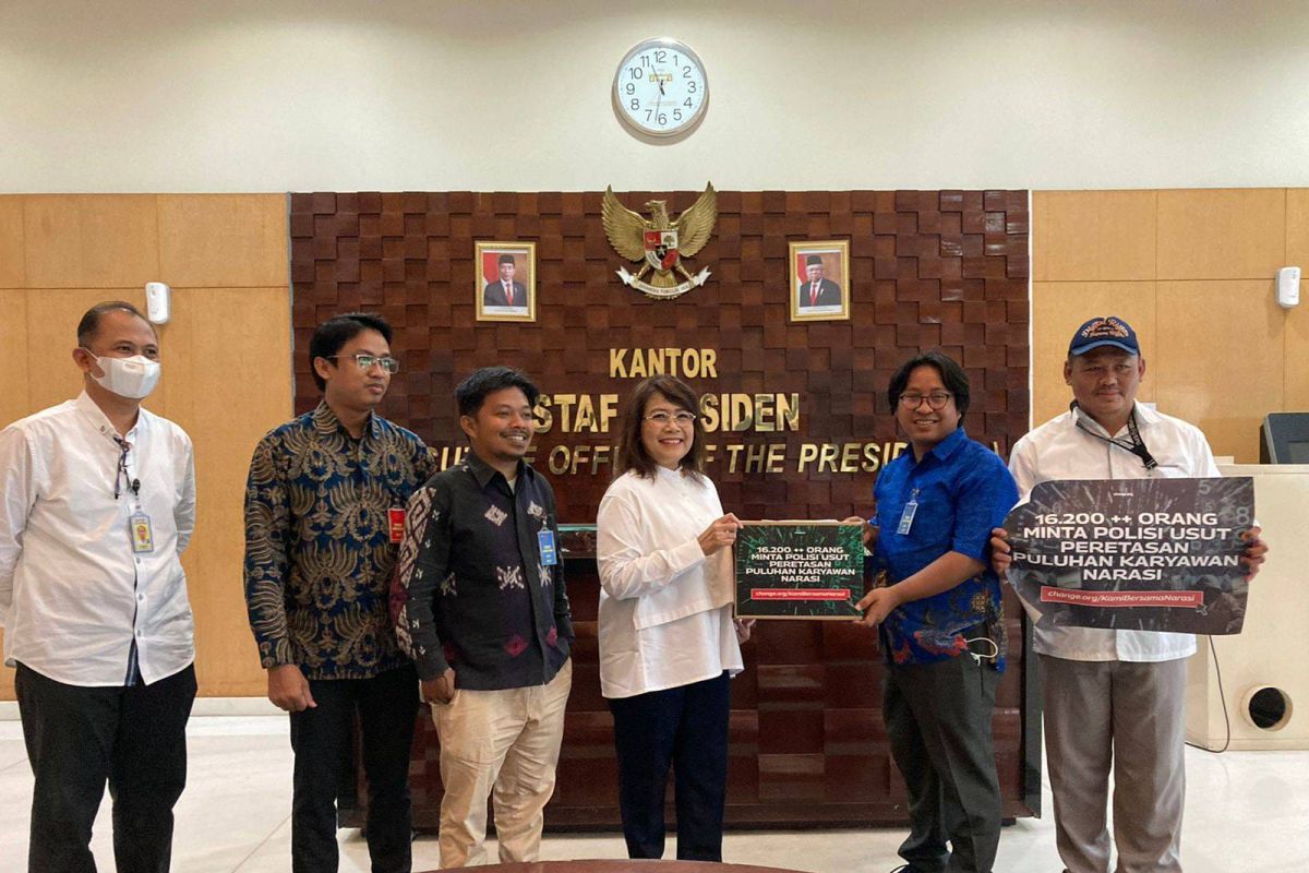 Tim Advokasi Narasi Serahkan Petisi 16 Ribu Warga ke KSP