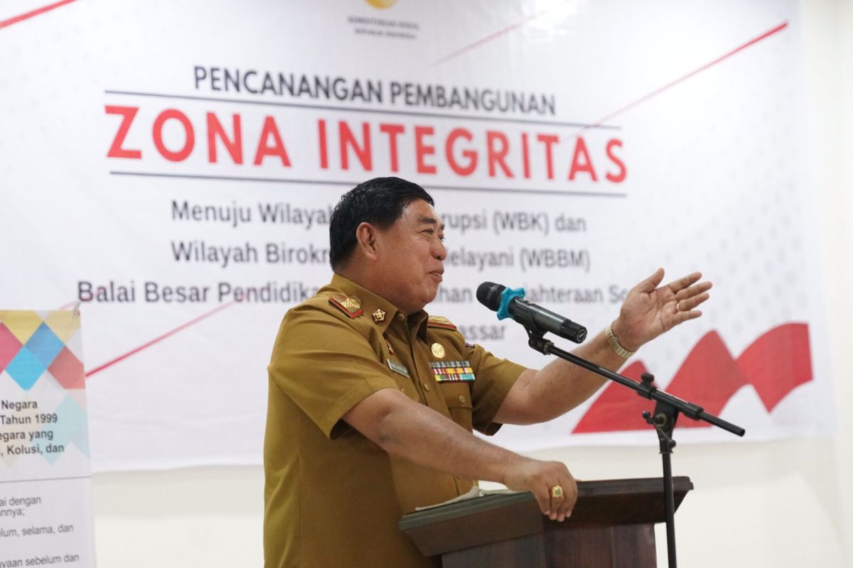 Pemprov Sulsel mengapresiasi pencanangan zona integritas BBPPKS Makassar