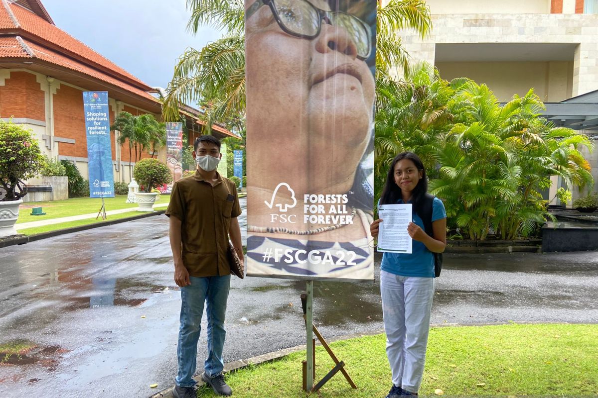 Mahasiswa di Bali manfaatkan pertemuan FSC untuk edukasi lingkungan
