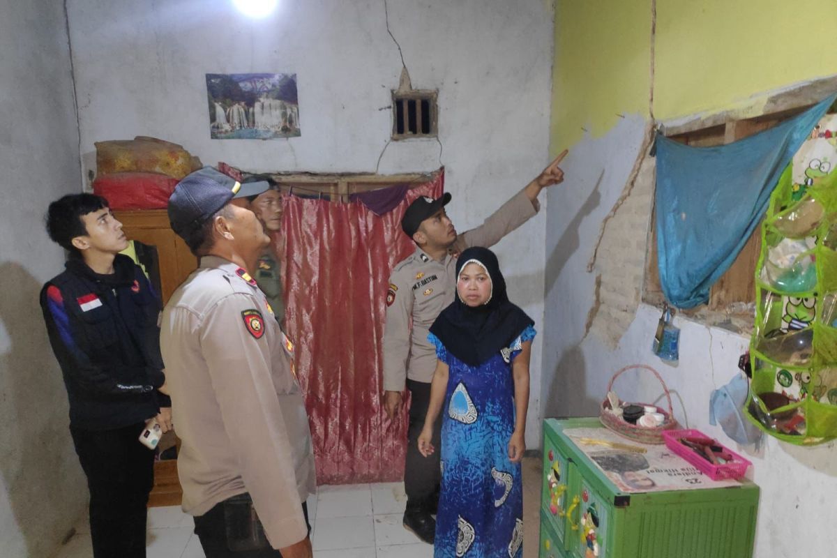Polda Banten catat empat rumah rusak di Lebak pascabencana gempa